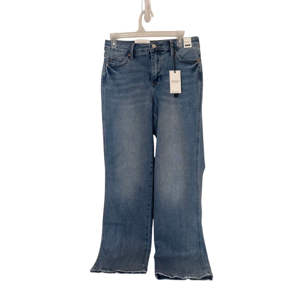 NWT Womens Judy Blue Jeans Mid Rise Straight Fit Size 7/28